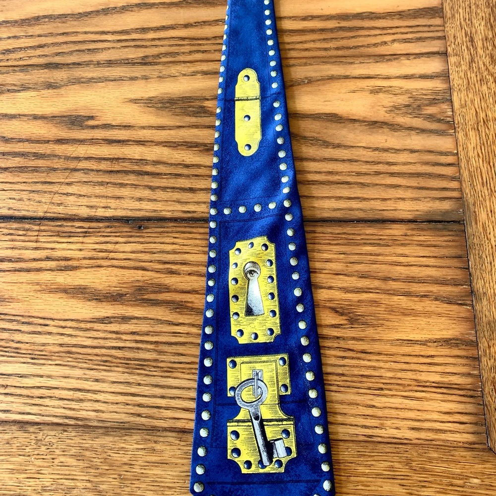 Fornasetti Silk Tie, Unique Pattern - image 2